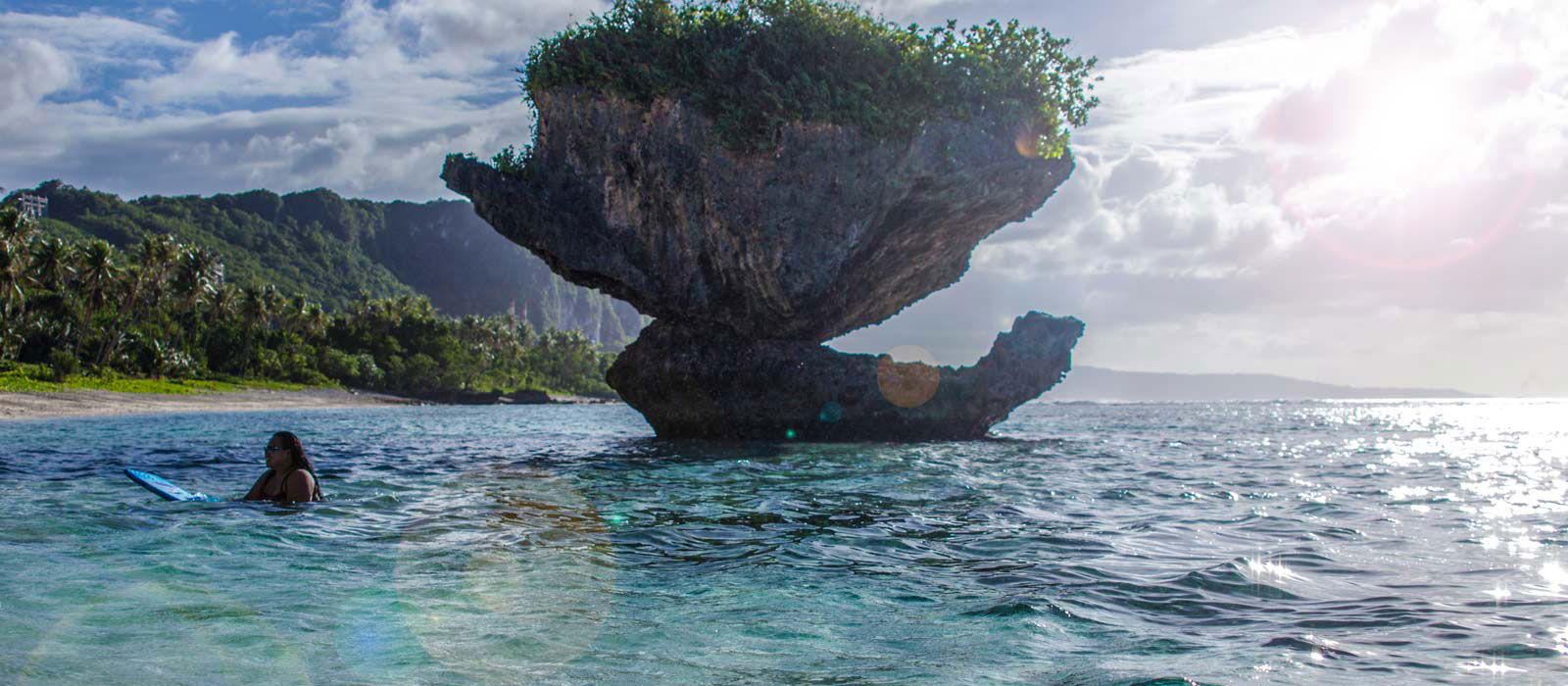 Tanguisson-Beach-Rock-Flare
